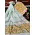 HandBlock Printed Cotton Suit-Salwar Fabric With Chiffon Dupatta(FEM20181104-07)