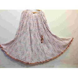 Femezone  Ethnic Hand block printed Cotton Skirt  Jaipuri Skirt(FEM2107160595)