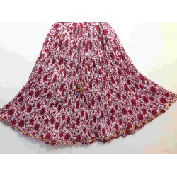 Femezone  Ethnic Hand block printed Cotton Skirt  Jaipuri Skirt(FEM2107160597)