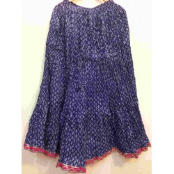 Femezone  Ethnic Hand block printed Cotton Skirt  Jaipuri Skirt(FEM2107160598)